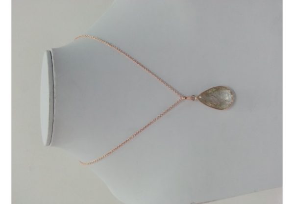 fancy rutile pendant