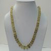 lemon quartz beads necklace