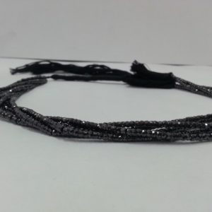 black cubic zirconia beads