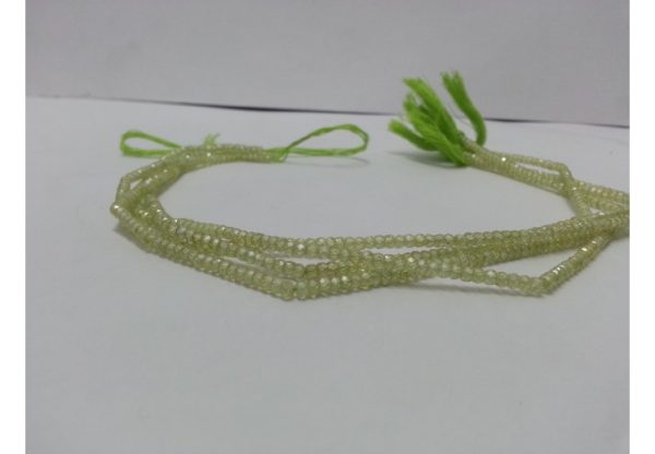3mm green cubic zirconia beads