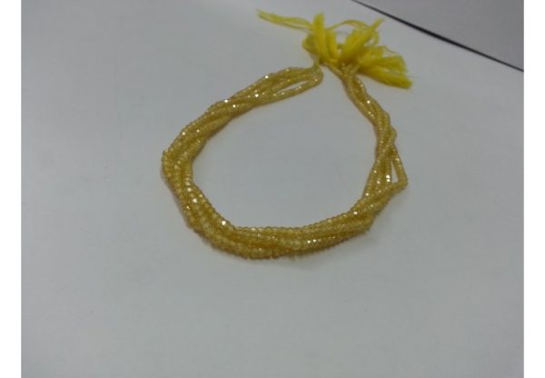 yellow cubic zirconia beads