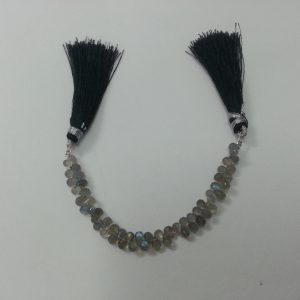 labradorite drops beads