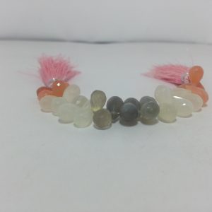 multi moonstone drops beads