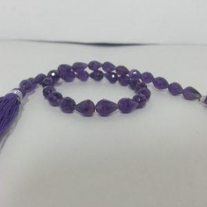 african amethyst drops beads