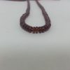 red garnet smooth beads