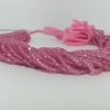 pink topaz beads