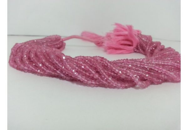pink topaz beads