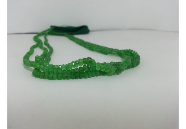 green garnet beads