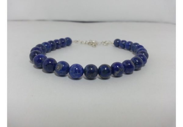 lapis lazuli round beads bracelet