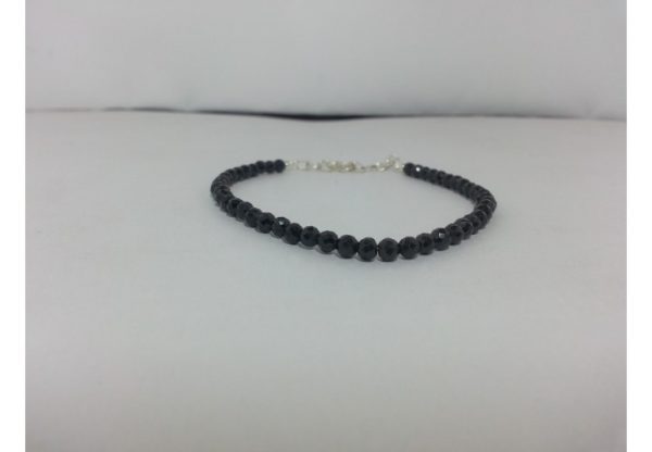 black spinel beads bracelet