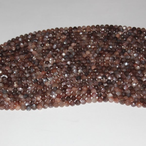 RARE-Highly Polished Chocolate Moonstone Beads