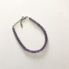 amethyst round beads bracelet