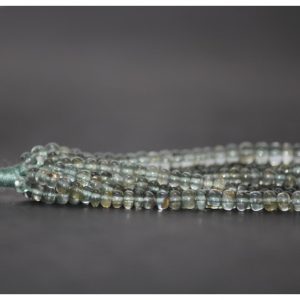 moss aquamarine smooth beads