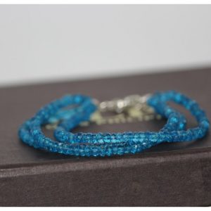 swiss blue topaz bracelet