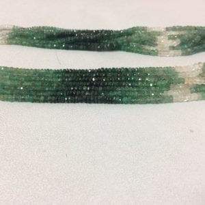 emerald rondelle beads