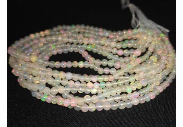 opal round beads