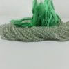 green amethyst rondelle beads