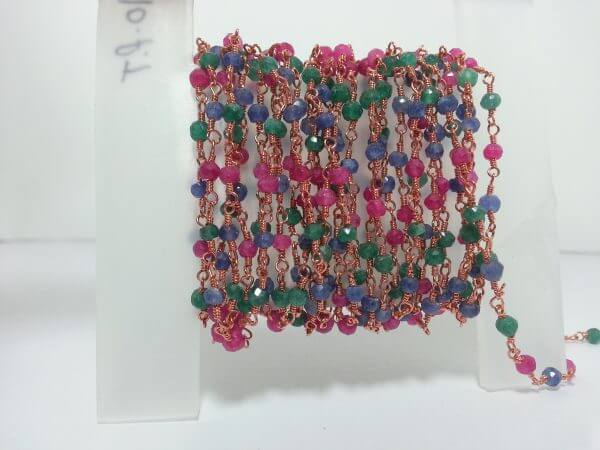 ruby emerald beads
