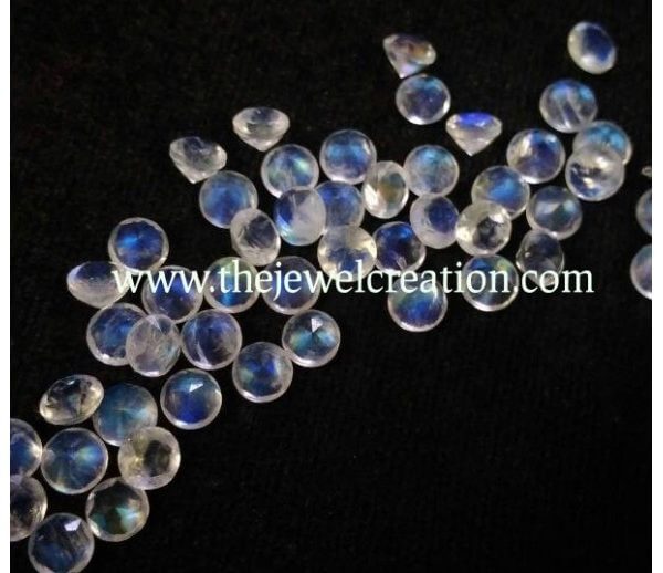 Natural Moonstone Beads 3mm 4mm 5mm 6mm 7mm 8mm Rainbow Moonstone