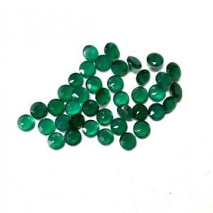 6mm green onyx gemstone
