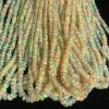 yellow opal smooth beads