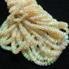 yellow opal smooth beads